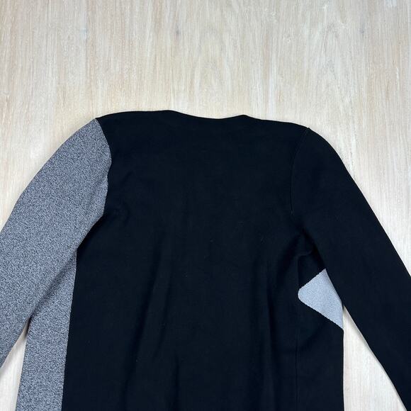 Ann Taylor Color Block Longline Knit Modern Office Casual Sweater Coat Small - Picture 7 of 14